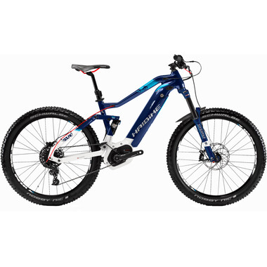 Mountain Bike eléctrica HAIBIKE SDURO FULL LIFE LT 7.0 27,5" Mujer Azul/Blanco 0